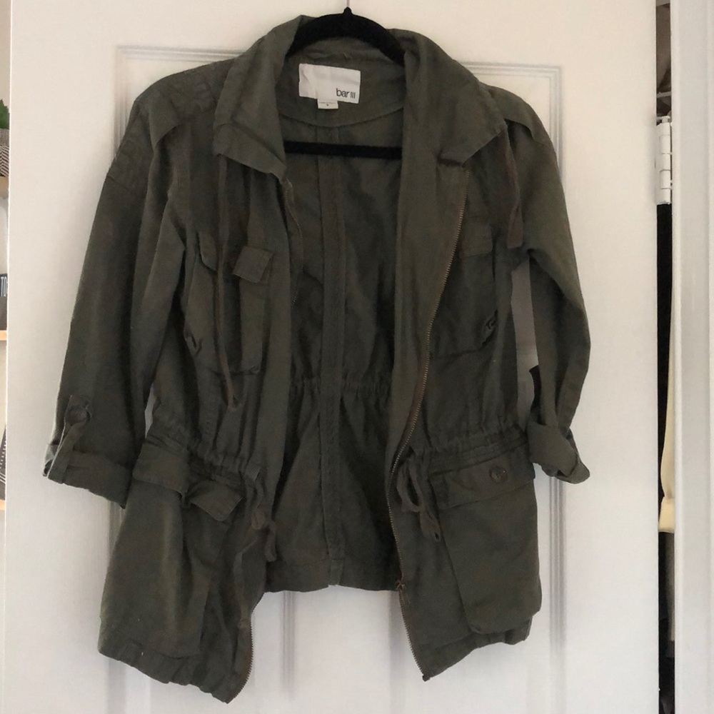 Hunter green cargo jacket
